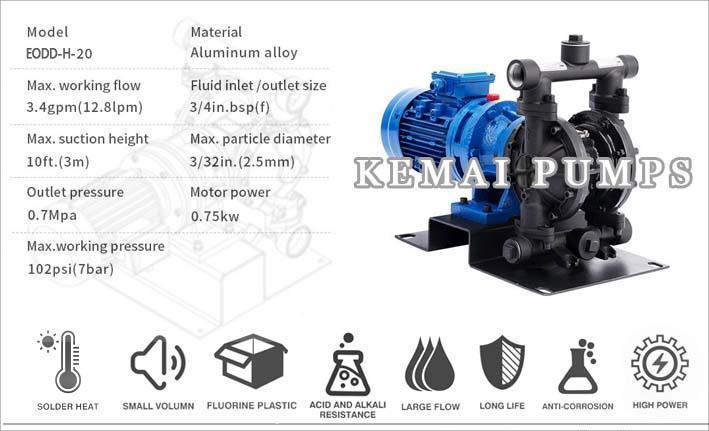 EODD Electric double diaphragm pump